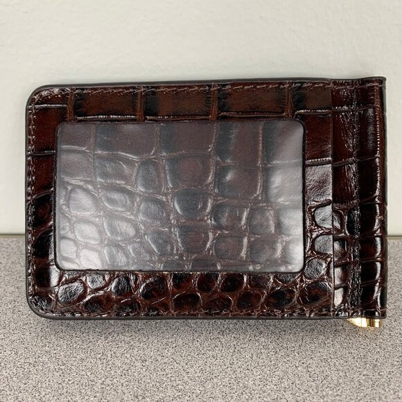 Masters Martin Dingman Alligator Card Holder Card Case ID Window Money Clip - Picture 2 of 15